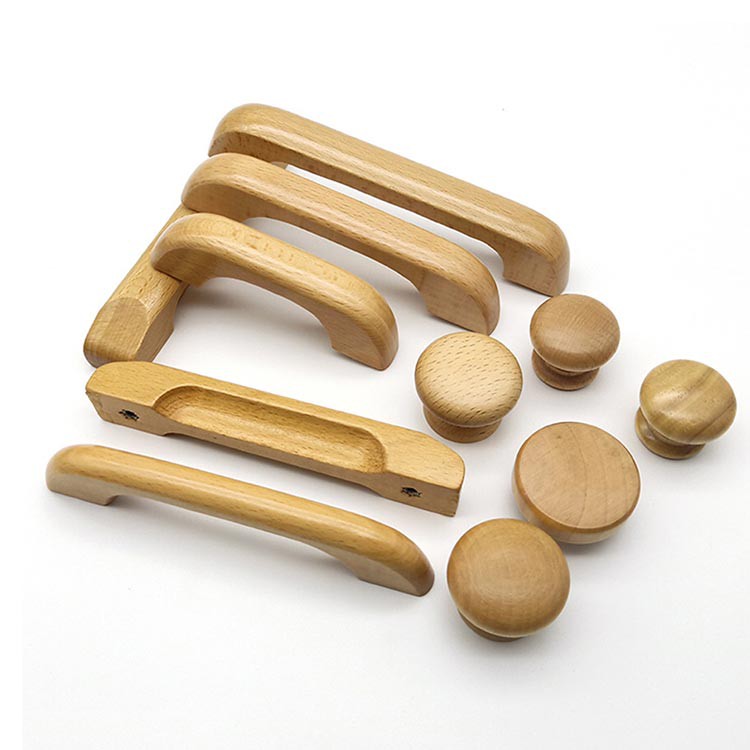 Wood Unfinished Drawer Knobs Pulls Handles