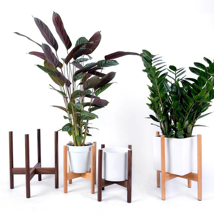 Wooden plant stand