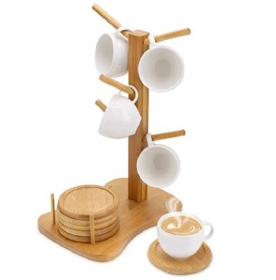 Cup and Plate Wooden Frame